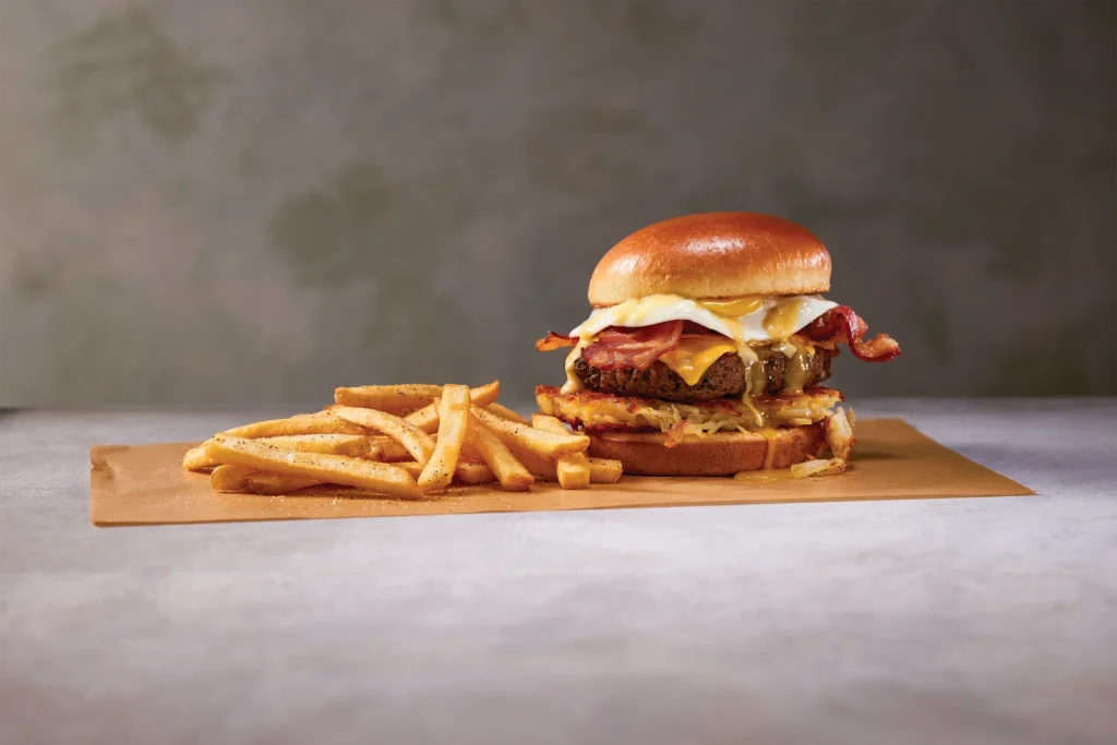 Ultimate Breakfast Burger — Applebee's at SaskHop Regina