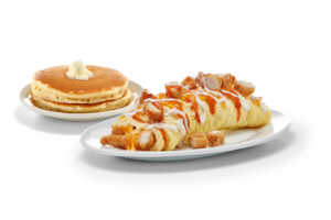 Loaded Buffalo Chicken Omelette