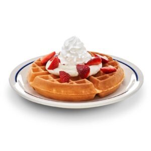 Strawberry Waffle Sundae